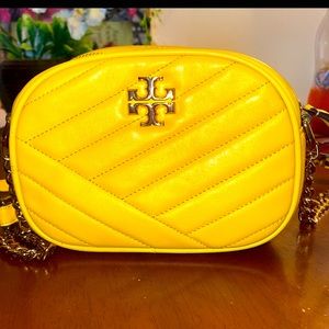 Yellow Tory Burch Strap bag